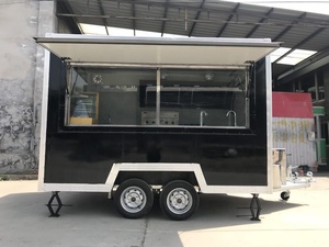 Canción diseño único camión de comida hamburguesa puesto carros <span class=keywords><strong>para</strong></span> hielo crema usado - Product Image 3