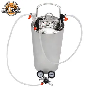 5 gallon Cornelius Stainless steel 19L beer keg with Faucet kit Beer brewing