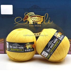 Fils de <span class=keywords><strong>laine</strong></span> mérinos, <span class=keywords><strong>100</strong></span>% coton Cynthia, Super épais, Crochet tricoté à la main, disponible en cinq couleurs - Product Image 3