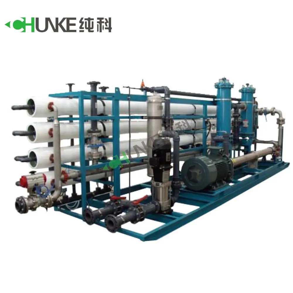 CHUNKE पानी फिल्टर उपचार मशीन 30T/एच समुद्री जल अलवणीकरण प्रणाली का उपयोग औद्योगिक आरओ <span class=keywords><strong>झिल्ली</strong></span> 8040