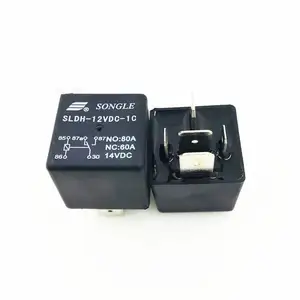 NEW Car AUTO 12V Tiếp Sức SLDH-12VDC-1C SLDH-DC12V-1C SLDH12VDC1C 12V 12VDC DC12V 80A 14VDC 5PIN