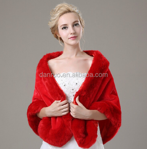 Champion / Ivory <strong>Faux</strong> <strong>Fur</strong> Wrap Shawl Coat <strong>Shrug</strong> Stole Cape, Wedding Bridal <strong>Faux</strong> <strong>Fur</strong> Wrap Shawl Coat <strong>Shrug</strong> - Product Image 2