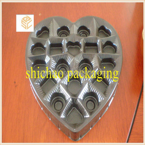 Özelleştirilebilir tepsi tipi çikolata Blister ambalaj dayanıklı plastik tabaklar ve kaseler - Product Image 6