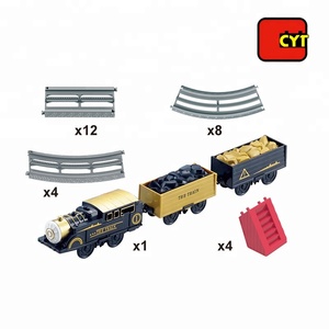 Clásico niños rompecabezas diy ranura juguetes coche de carreras <span class=keywords><strong>pista</strong></span> tren con batería - Product Image 4