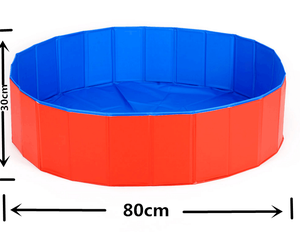 120x30cm Fashional PVC and Cloth Durable Foldable <strong>Dog</strong> Washing <strong>Swimming</strong> <strong>Pool</strong> <strong>for</strong> <strong>Dog</strong> &amp; Cat in Blue/Red - Product Image 6