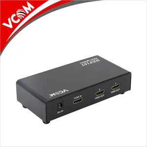 VCOM HD CCTV 8 Port HDMI KVM interruptor soporta USB 2,0 4K TV KVM 2x1 interruptor HDMI