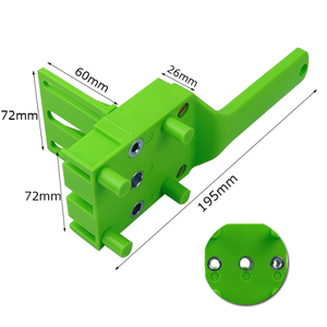 Ağaç İşleme dübel Jig uygun 6mm 5/16 "3/8" matkap kılavuz Metal kol ahşap delme dübel delik testere araçları el Jigs