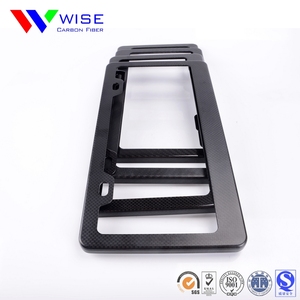 Couvertures de cadre de plaque d'immatriculation de haute qualité 100% Pure Real Corvett Carbon Fiber <span class=keywords><strong>Euro</strong></span> American Look pour la norme américaine - Product Image 5