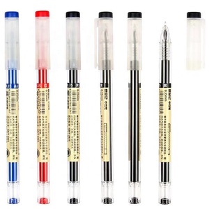 0.35mm o 0.5mm di scrittura liscia punta sottile inchiostro nero penna Gel per l'ufficio e gli studenti della scuola - Product Image 4