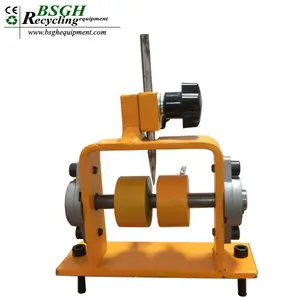 BS-nhỏ máy để kiếm tiền 26 mét manual wire tước machine/đồng phế liệu cáp lằn sọc in cable