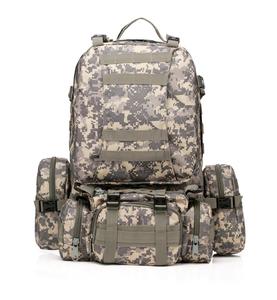 55L impermeabile combinazione modulare Camo <span class=keywords><strong>borsa</strong></span> da esterno grande viaggio campeggio escursionismo alpinismo arrampicata zaino <span class=keywords><strong>borsa</strong></span> - Product Image 4