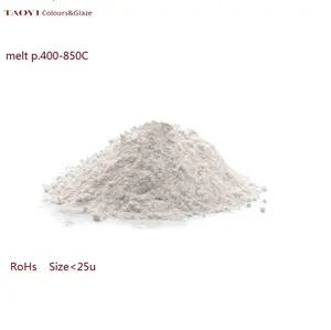 Lead free Rohs white color pigment powder for tempered glass