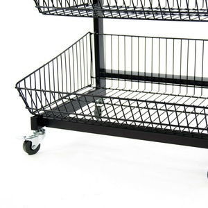 5 cesta piso estante <span class=keywords><strong>de</strong></span> supermercado <span class=keywords><strong>de</strong></span> frutas y verduras soporte <span class=keywords><strong>de</strong></span> exhibición - Product Image 3