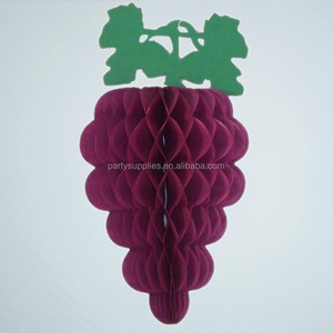 Decoracion fruta diseño <span class=keywords><strong>bolas</strong></span> de <span class=keywords><strong>nido</strong></span> de <span class=keywords><strong>abeja</strong></span> de papel para la fiesta - Product Image 4
