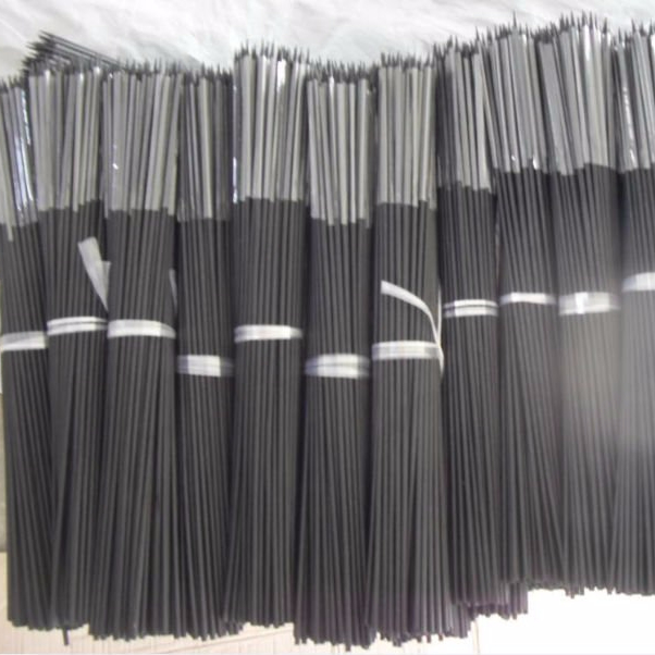 Дешевые окрашенные Зеленые Бамбуковые Цветочные Палочки с воском для поддержки цветка