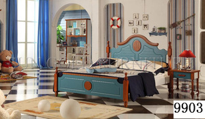 New Italian Home Wooden Kids <strong>Single</strong> <strong>Bed</strong> Children Bedroom Furniture <strong>Set</strong> - Product Image 4