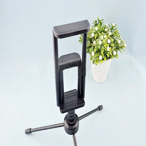 1/4 "vít Điện Thoại Di Động Tablet PC Đúp Side <span class=keywords><strong>Tripod</strong></span> Đứng <span class=keywords><strong>Adapter</strong></span> Clip Núi cho <span class=keywords><strong>iPhone</strong></span> 5 5 s 6 6 s 7 8 X iPad Nhỏ Samsung lưu ý - Product Image 4