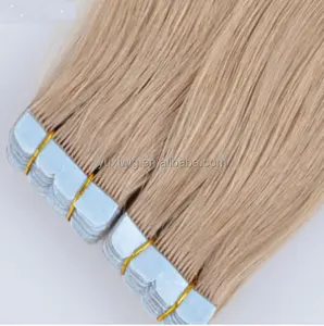 Extensiones de Cabello 100% humano, cabello virgen Remy, Pu