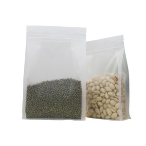 Bolsa de válvula de autosuficiencia con sellado de ocho bordes, sello de sellado, bolsa de embalaje de plástico para alimentos y azúcar - Product Image 4