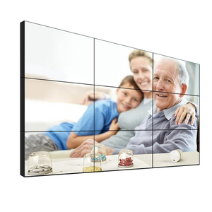55 inç kesintisiz dar çerçeve 3.5mm lcd <span class=keywords><strong>video</strong></span> duvar reklam ekranı tv duvar için kullanılan ticari bina - Product Image 2