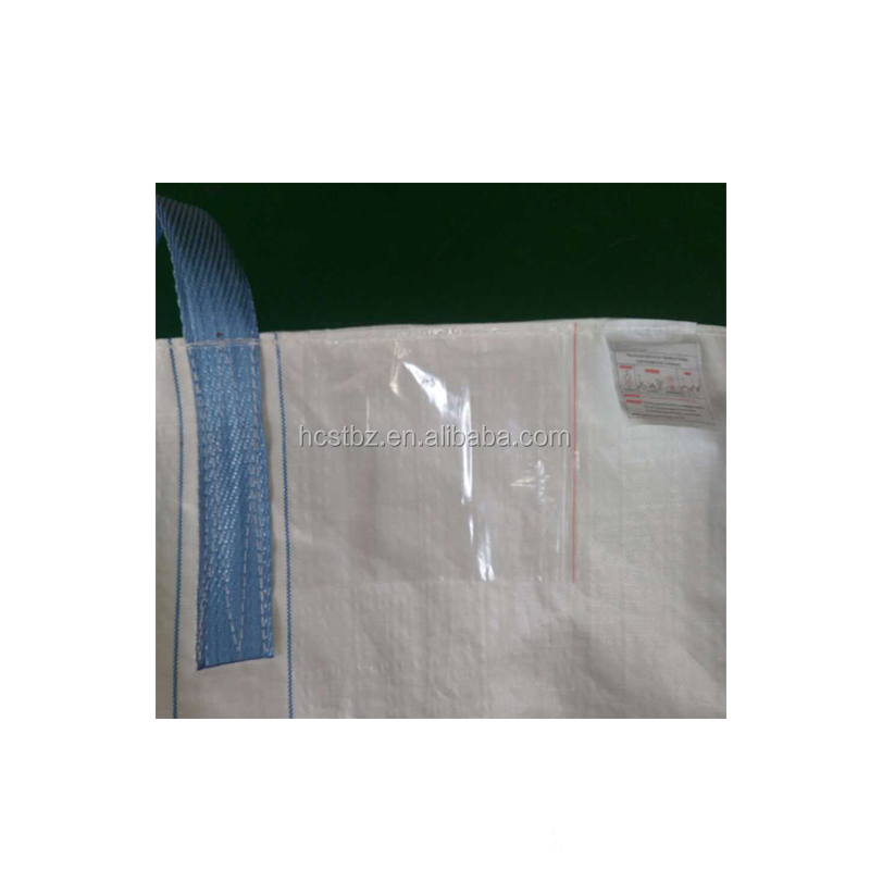 Custom woven plastic bulk bag shoulder weight lifting straps for bags
