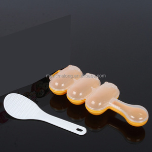 Moule à <span class=keywords><strong>Sushi</strong></span> en silicone, 3 petites boules de riz avec une cuillère shaker - Product Image 2