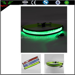 Ceinture de taille élastique rechargeable par usb, ruban lumineux réfléchissant, pour la course à pied, le cyclisme, le sport en plein air, sécurité, lampe clignotante - Product Image 2