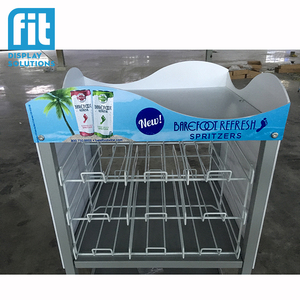 Soft <strong>Drink</strong> Display <strong>Rack</strong> <strong>Drinks</strong> Multi Functional Display <strong>Rack</strong> with Light Weight Gravity Feed - Product Image 4