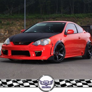 JDM Universal plastic black flare Defence, ABS molding fuselage width 2.75 "(70mm) 4 unids - Product Image 2