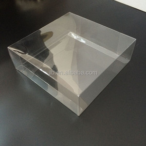 Boîte en plastique PVC PET transparente personnalisée pour l'emballage de produits de soins personnels, contenants de rangement rigides pliables - Product Image 1