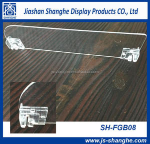 Mới Tùy Chỉnh L Shape Acrylic PVC PET Tủ Lạnh Kệ Divider Acrylic Front Fence Riser - Product Image 4