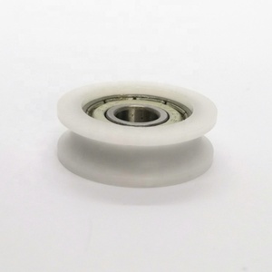 Rodamiento de <span class=keywords><strong>Polea</strong></span> de Guía en U de Plástico de Nailon de 8x30x10 mm <span class=keywords><strong>con</strong></span> Rodamiento 608 para Puerta Corredera - Product Image 5