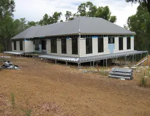 Australie standard maison préfabriquée formé à froid en acier cadre maison de cadre en acier de calibre léger kit maisons