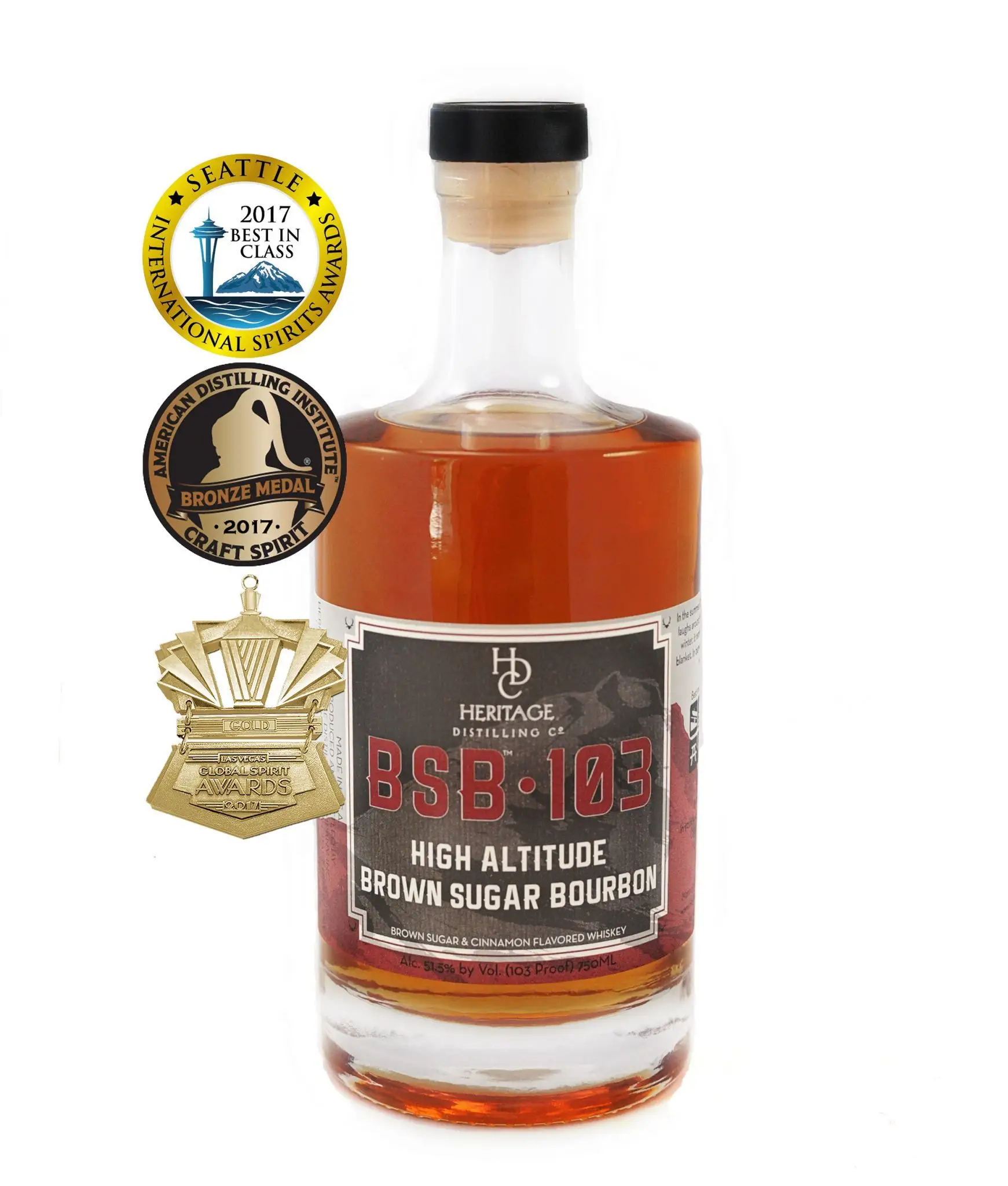 Heritage BSB 103 Rich mouthfeel whisky miniatures liquor
