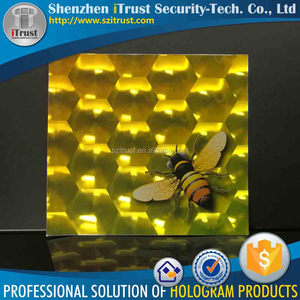 Vendita calda 3D lente obiettivo pellicola Cat eyes lente a specchio 3D ologramma stampa a Caldo pellicola - Product Image 2