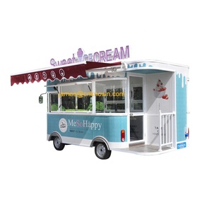 <span class=keywords><strong>Promotion</strong></span> Camion à crème glacée électrique personnalisé, chariot de restauration rapide mobile, chariot de restauration approuvé CE, kiosque de cuisine de rue - Product Image 1