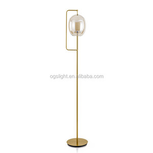 Americana decoración interior iluminación Industrial moderna antiguo vidrio sombra lámpara de pie <span class=keywords><strong>para</strong></span> el hogar - Product Image 1