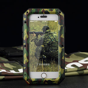 iPhone 13 14 15 के लिए टेनचेन छलावरण केस कैमो हार्ड प्लास्टिक कवर+सॉफ्ट टीपीयू आर्मर फोन केस - Product Image 2