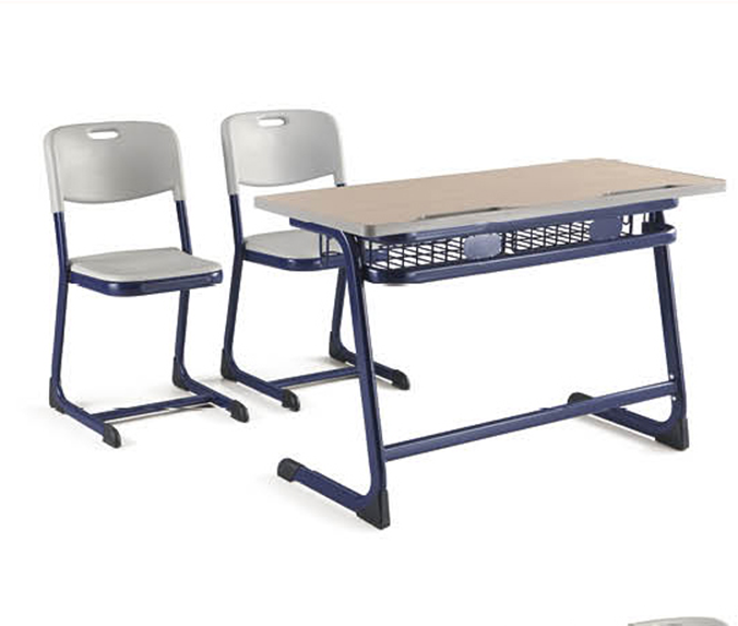 (Мебель) Двойная Студенческая парта и стулья для студентов