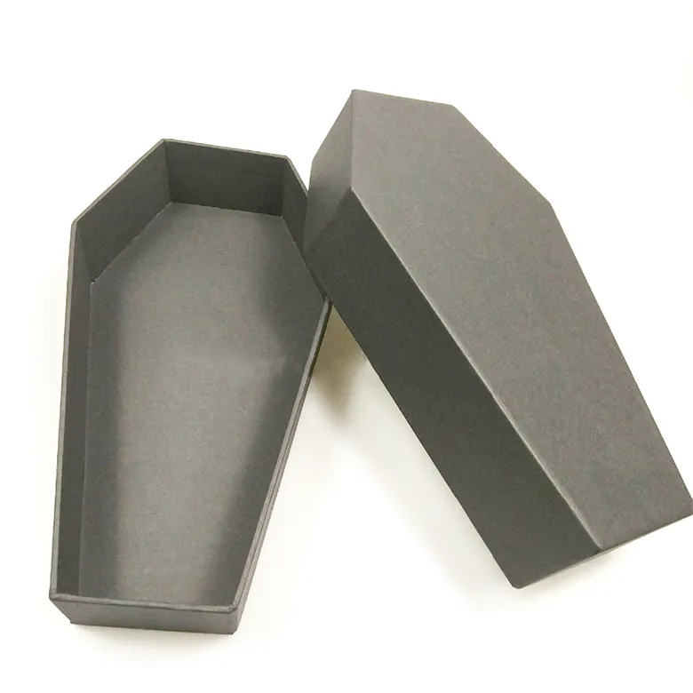 HJCB026 Personalized 2mm Thickness Rigid Cardboard Coffin Gift Box