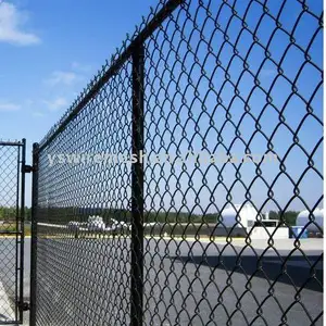 Оцинкованная сетчатая ограда зеленого цвета с ПВХ покрытием
