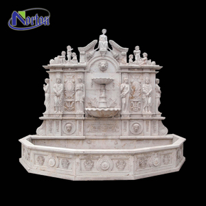 Fontana <span class=keywords><strong>da</strong></span> parete con testa di leone in marmo pietra <span class=keywords><strong>da</strong></span> intaglio <span class=keywords><strong>da</strong></span> <span class=keywords><strong>giardino</strong></span> fornita in fabbrica popolare per schiuma <span class=keywords><strong>da</strong></span> esterno + legno massello 10-25 giorni TRFK-MF096 - Product Image 6