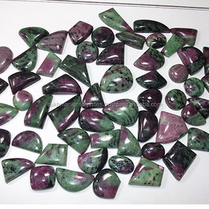 Zoisite rubis naturelle de qualité supérieure, cabochon, vente en gros depuis Jaipur, Inde, pour la fabrication de bijoux énergétiques et de guérison. - Product Image 2