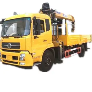 Dongfeng 12 ton dump truck with crane, crane mounted truck in dubai