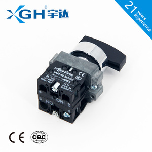 XB2-BJ21 IP65 mức 10A Max. current kiểm soát Selector dài xử lý push button chuyển 1no1nc kết hợp 2NO chuyển đổi kim loại nhựa - Product Image 5