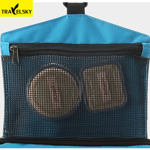 Travelsky Personalizzato multi funzione pianura cosmetico hanging articoli da toilette borsa da viaggio - Product Image 5