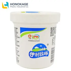 IML plastic polystyrene ice cream box ice cream packaging containers custom ice cream cup
