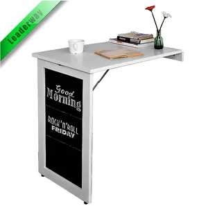 Vente en gros blanc avec tableau noir table d'ordinateur portable pliable table murale table de cuisine