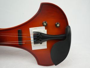 Violín Eléctrico Popular de Colores Mezclados con Acabado Brillante para Principiantes con Estuche - Product Image 2