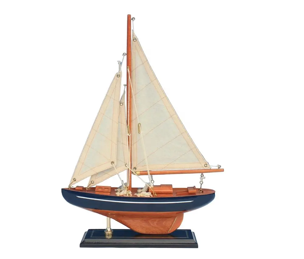 Houten Zeilboot Model Zeilboot Tallship Model Souvenir Marine Nautische Geschenken Relatiegeschenk Maritieme Decoratie Home Decor